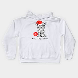 cute dog lover Kids Hoodie